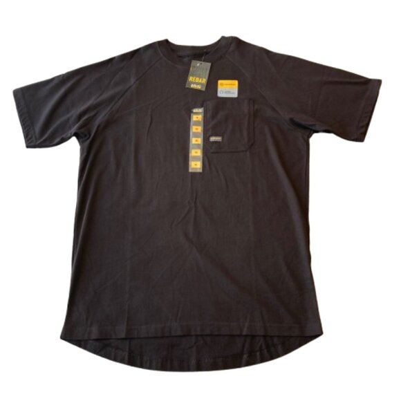 ARIAT Rebar Cotton Strong SS T-Shirt Workwear Men's Medium M Brown NWT - Picture 1 of 7